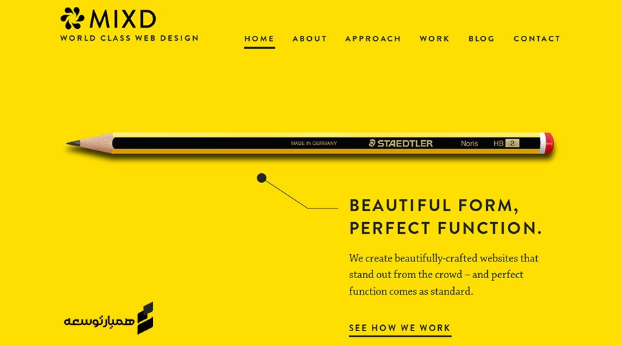 کاربرد رنگ زرد در طراحی سایت