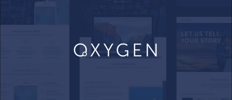 صفحه ساز Oxygen
